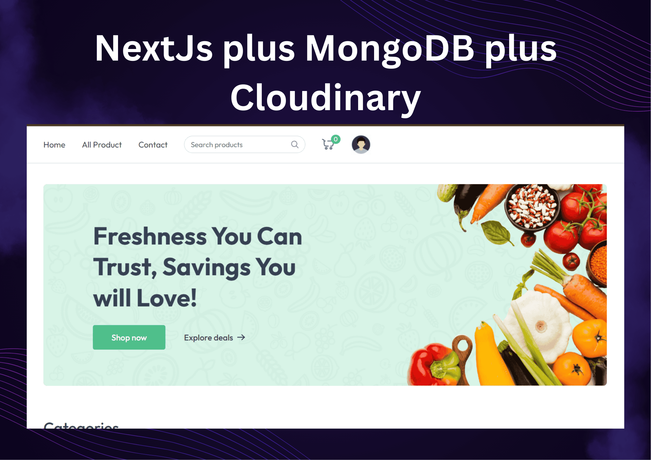 GreenStack Grocery Website