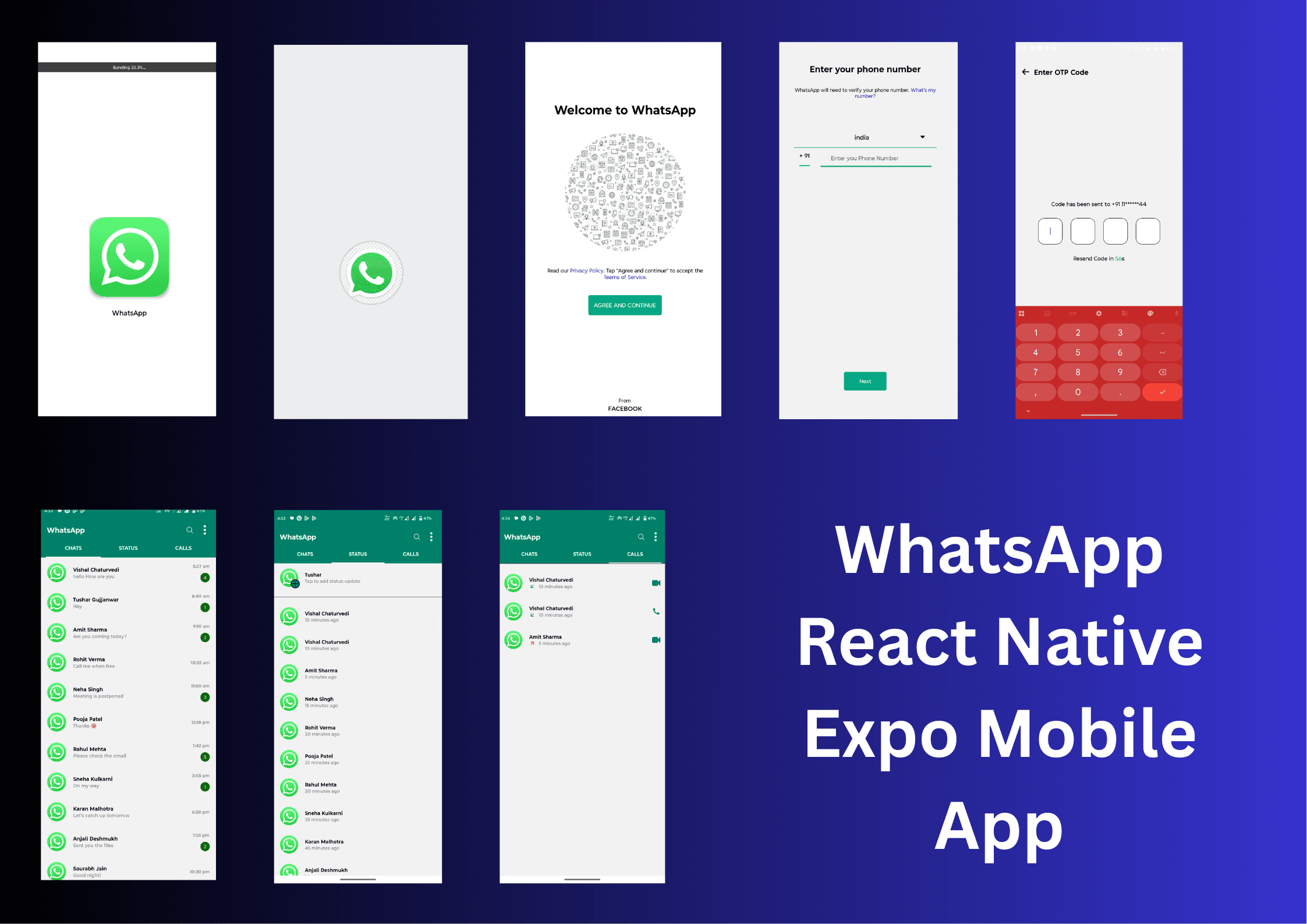 WhatsApp Clone Mobile Application